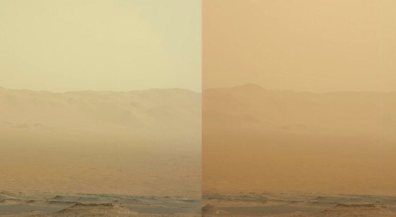 Mars dust storm - AP Mars dust storm - AP